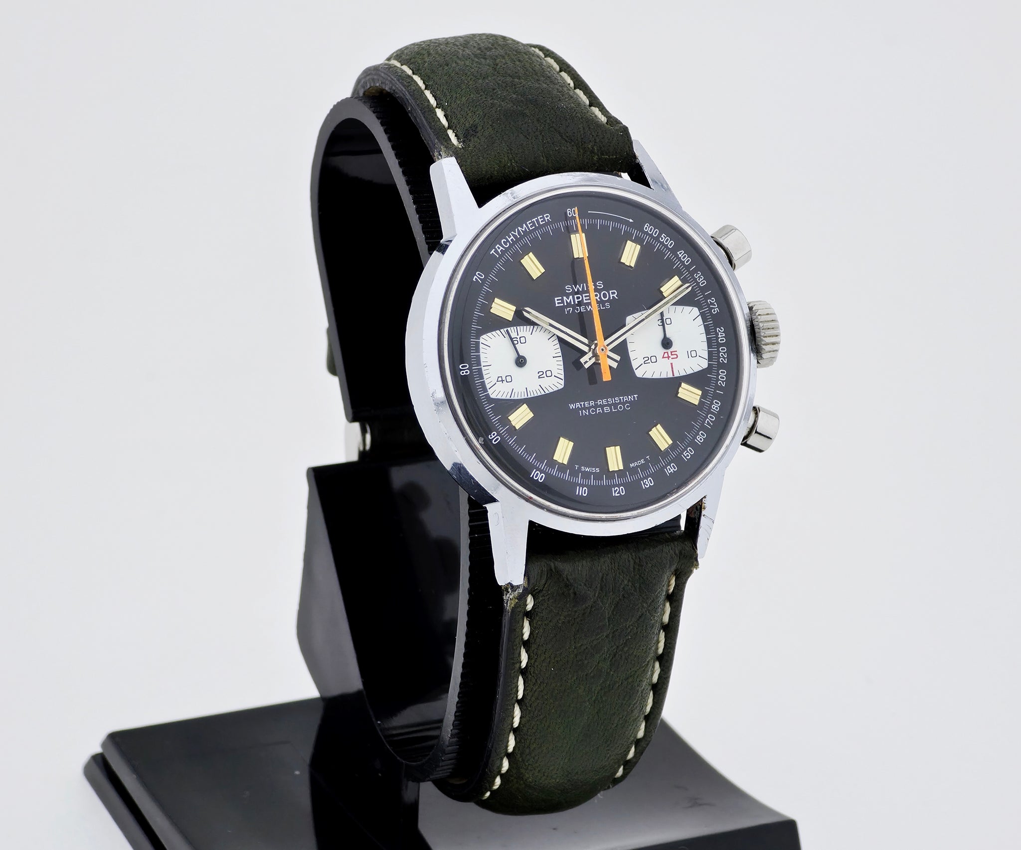 Vintage Swiss EMPEROR Chronograph Mechanical Cal. 7733 Men’s watch 36mm