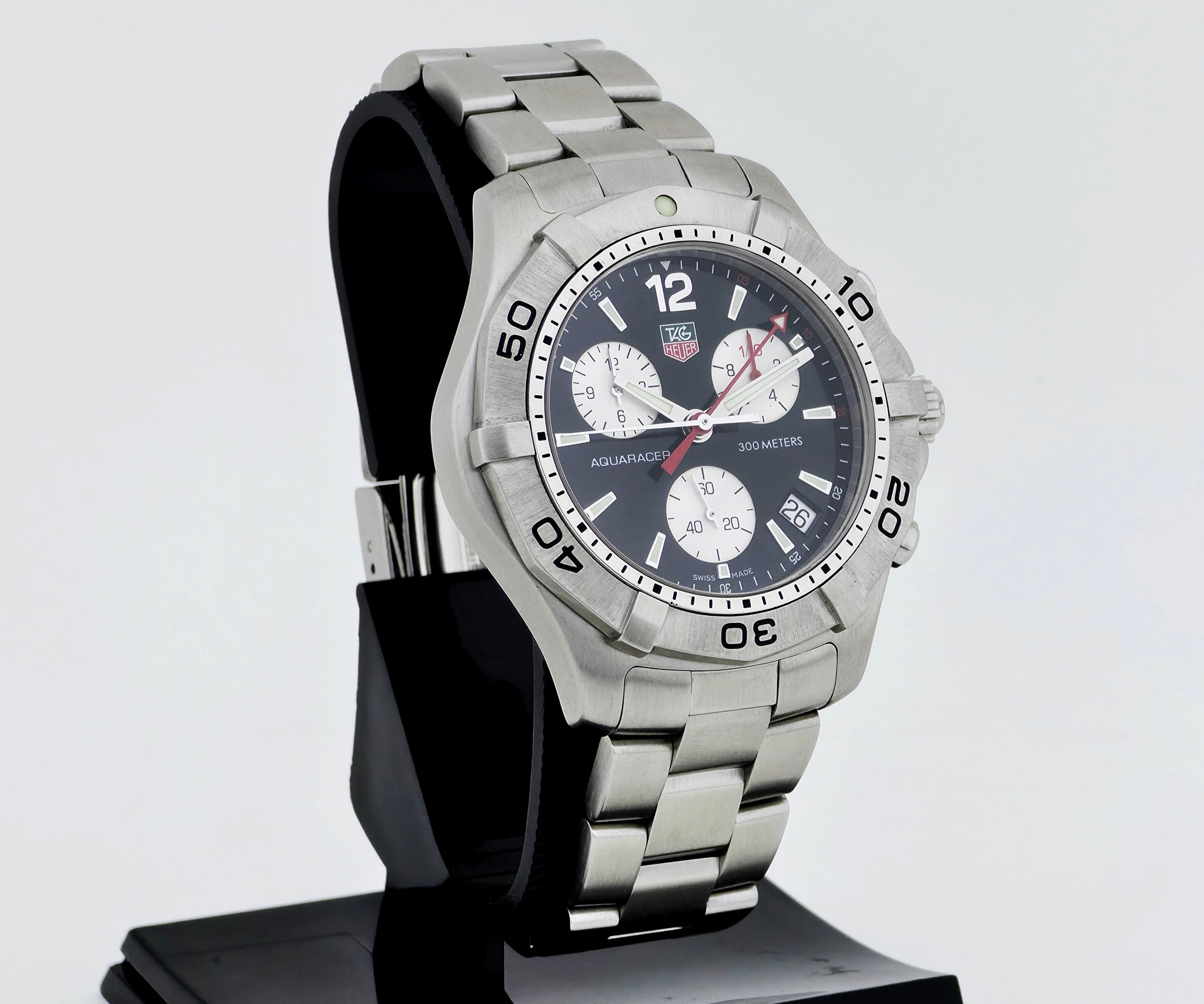TAG Heuer Aquaracer Chronograph Quartz CAF1110 Steel Men's watch 41mm