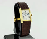 Cartier Must-de Tank Louis Quartz, 925 Silver & Gold Plated Unisex watch Ref: 2413