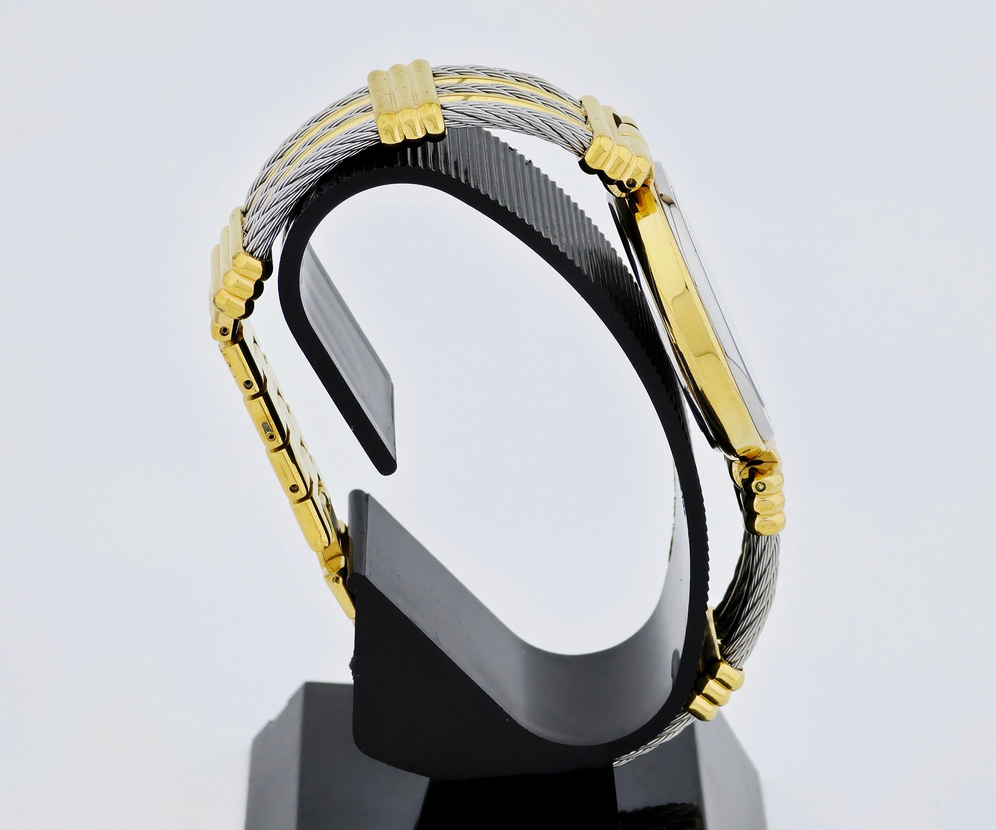 Michel Herbelin Newport Skeleton mechanical, 35mm Steel & Gold plated Ref: 1255