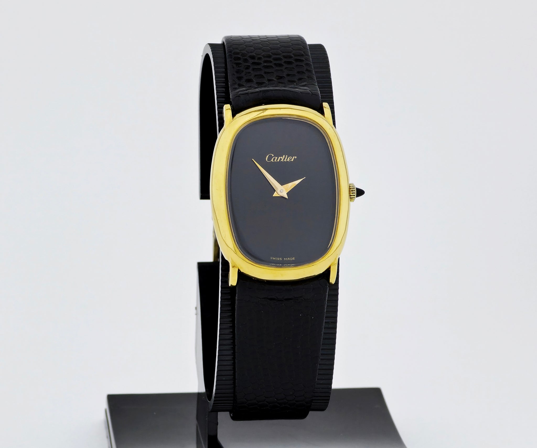 Cartier 18k Yellow Gold Electroplated Ellipse Mechanical watch