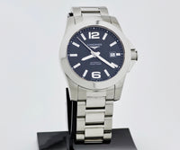 LONGINES Conquest 300m Automatic 41mm Steel Men's Watch Ref: L3.658.4