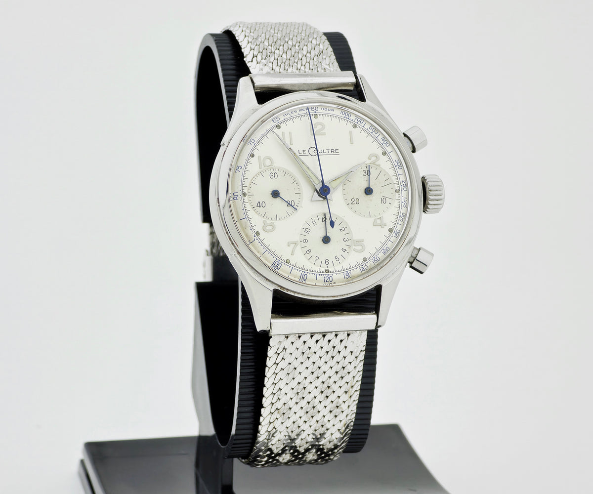 1960s LeCoultre Chronograph Mechanical Valjoux 72, Steel Men's watch 35mm Ref: E335