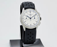 1940s Swiss Chronographe mechanical Excelsior Park 4.  Steel case 35.5mm