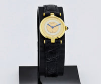 Ladies Cartier Must de Vermeil Quartz 925 silver & Gold plated  Ref: 590004
