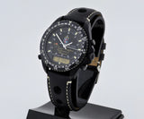 DPW Pluton Army Aviation Watch 1888-1988 Steel Black PVD plated Quartz 41mm