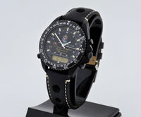 DPW Pluton Army Aviation Watch 1888-1988 Steel Black PVD plated Quartz 41mm