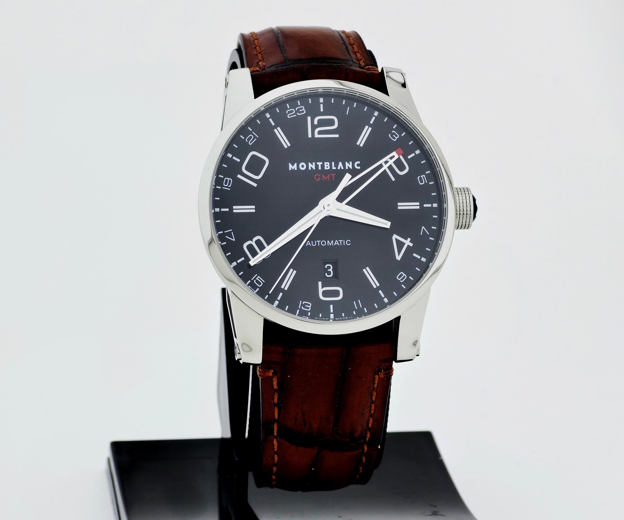 MONTBLANC TimeWalker GMT Automatic 42mm Steel Men's watch Ref: 7081