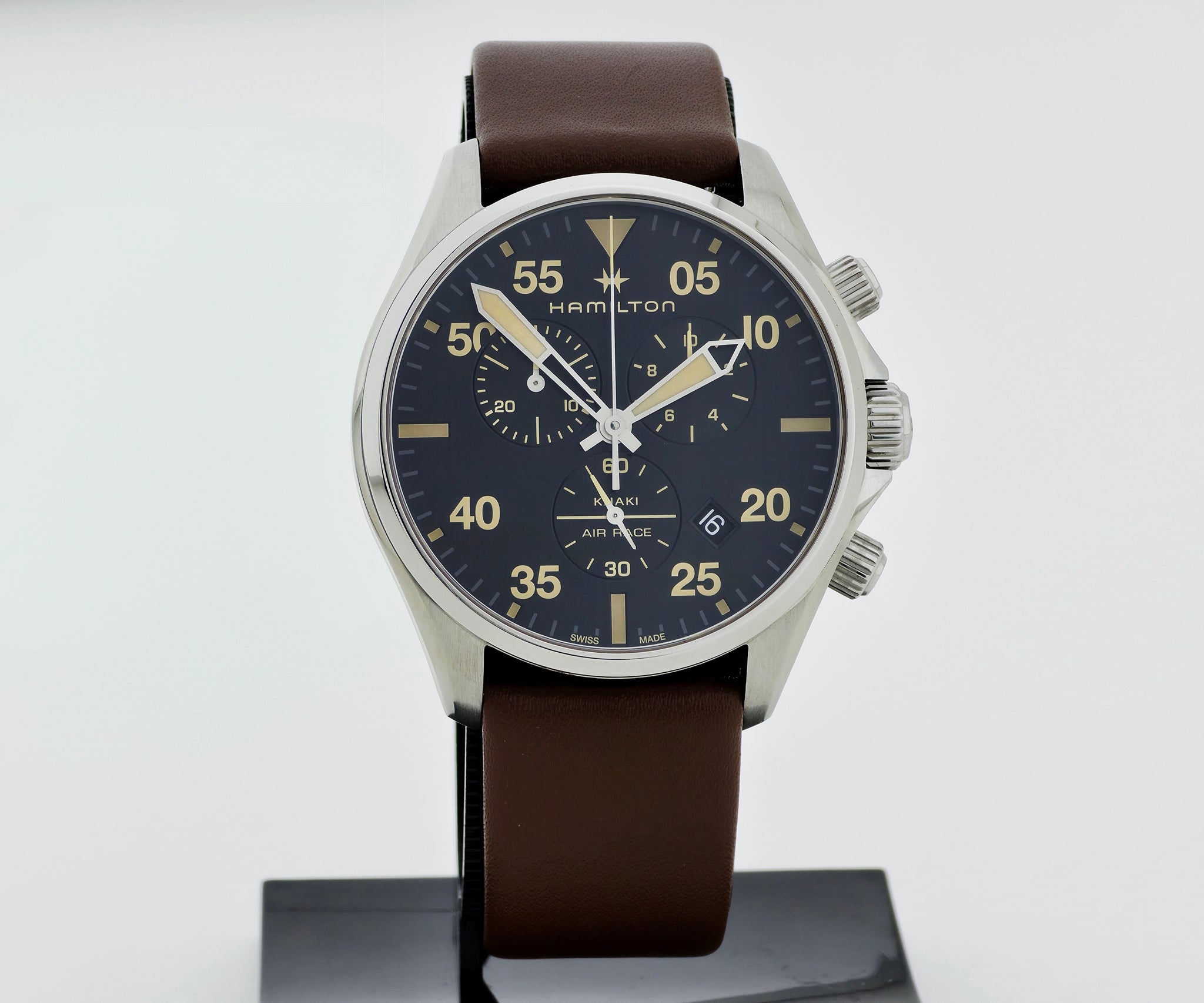 Hamilton Aviation Khaki Pilot Chronograph Quartz 43mm Steel case Ref: H767220