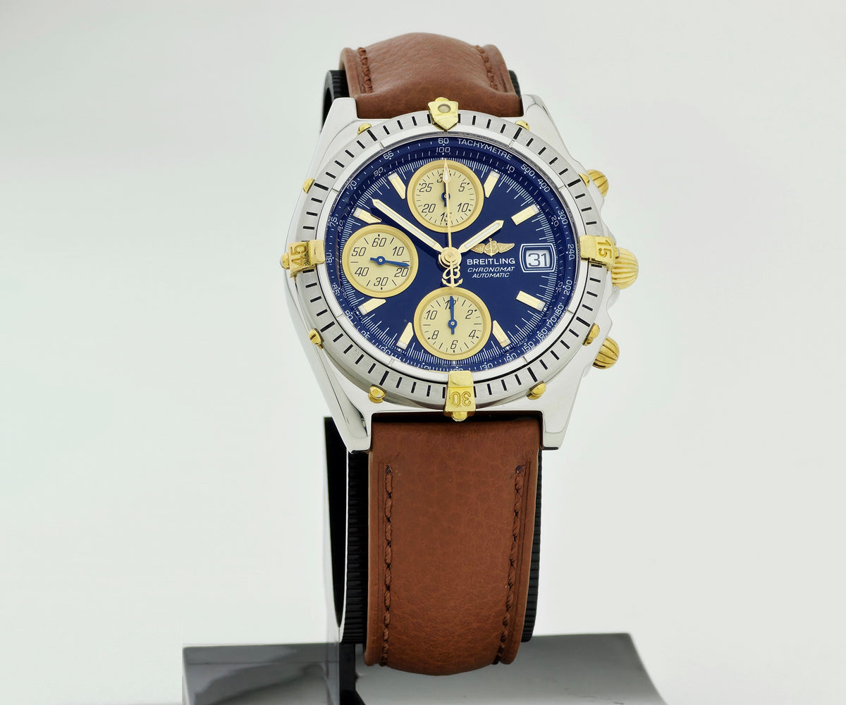 BREITLING Chronomat Chronograph Automatic 40mm 18k Gold & Steel Men's watch D13352