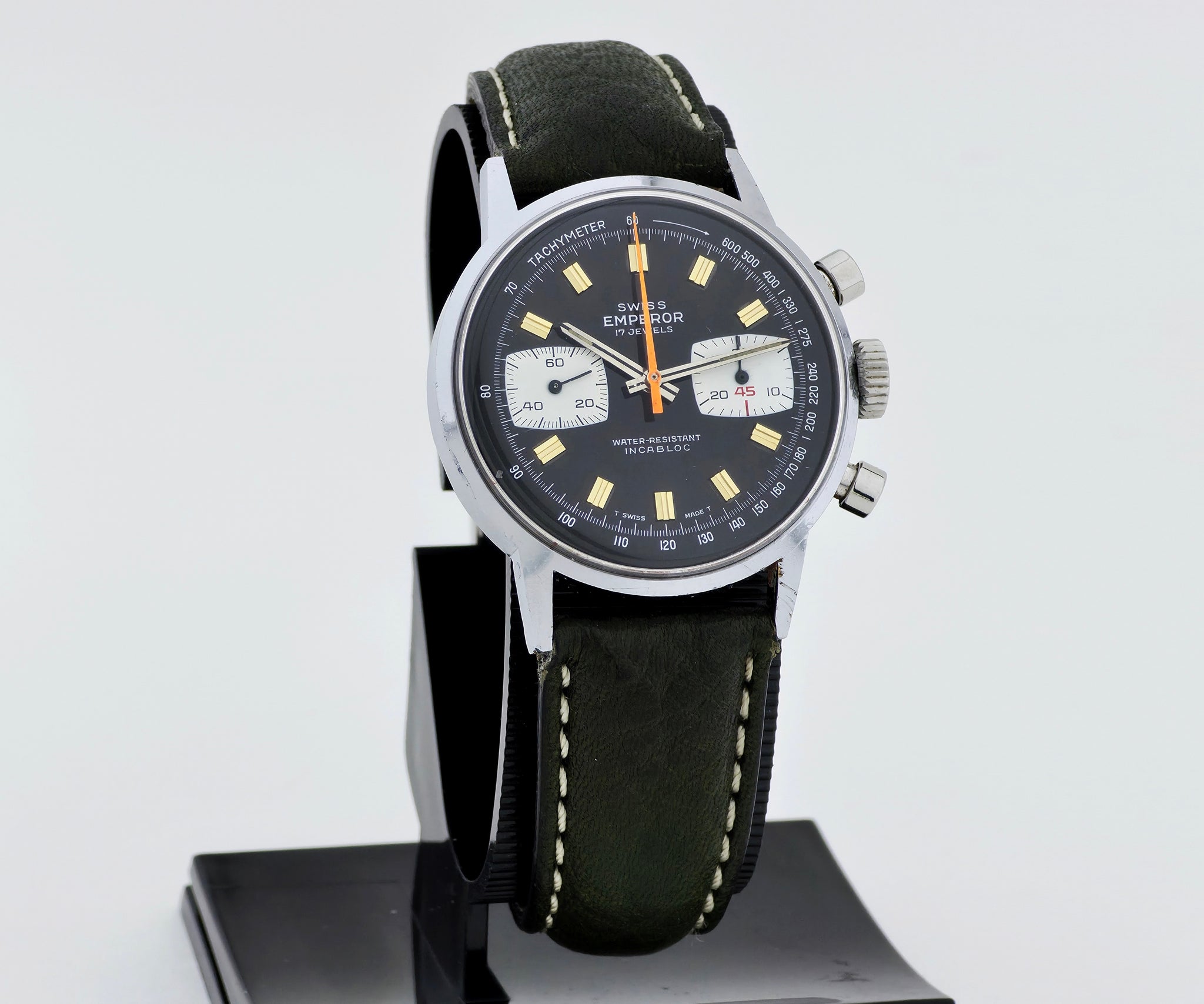 Vintage Swiss EMPEROR Chronograph Mechanical Cal. 7733 Men’s watch 36mm