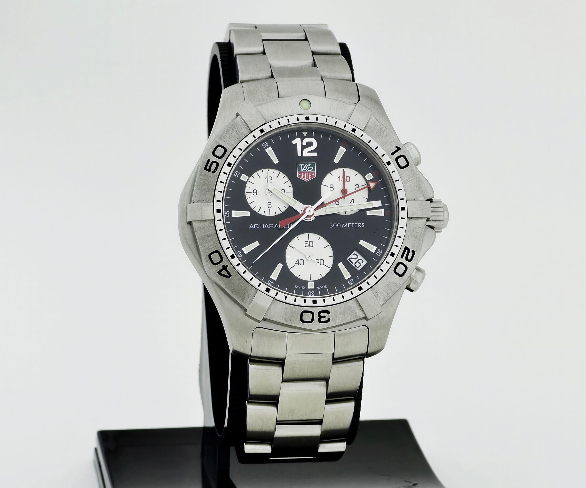 TAG Heuer Aquaracer Chronograph Quartz CAF1110 Steel Men's watch 41mm