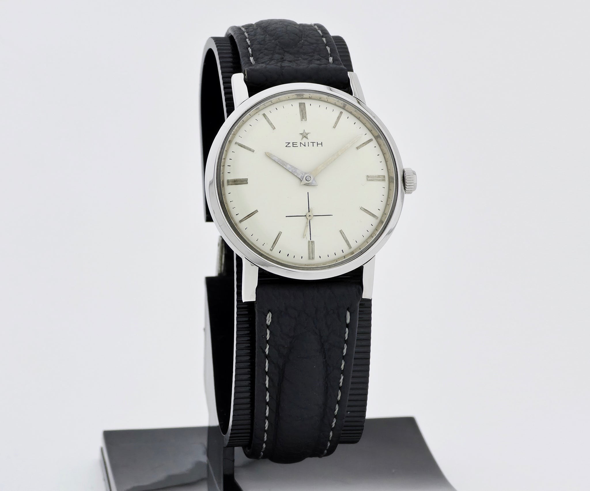 Vintage ZENITH mechanical Cal. 2531 Mid-size Stainless steel case 34mm