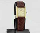 Cartier Must de Tank Vermeil Quartz 925 Argent & Gold plated Unisex watch 6 81006