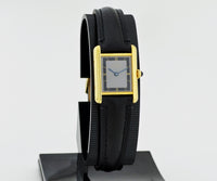 Cartier Must de Tank Vermeil 925 Silver & Gold plated Women's watch Ref: 5057001