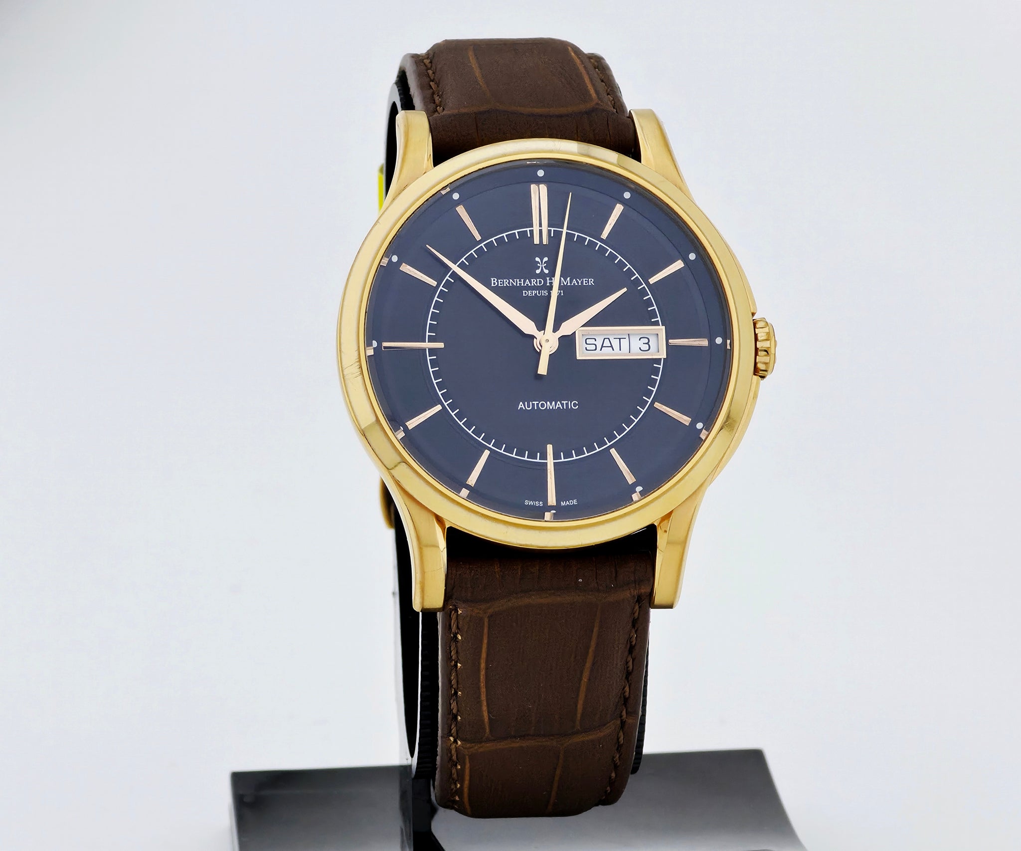 Bernhard H. Mayer Chronos, Day-Date Automatic 42mm Steel & Gold plated B2413/CW