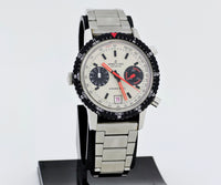 Vintage BREITLING Chrono-matic Valjoux Cal.12  Automatic 40mm steel Ref: 2110 Panda dial