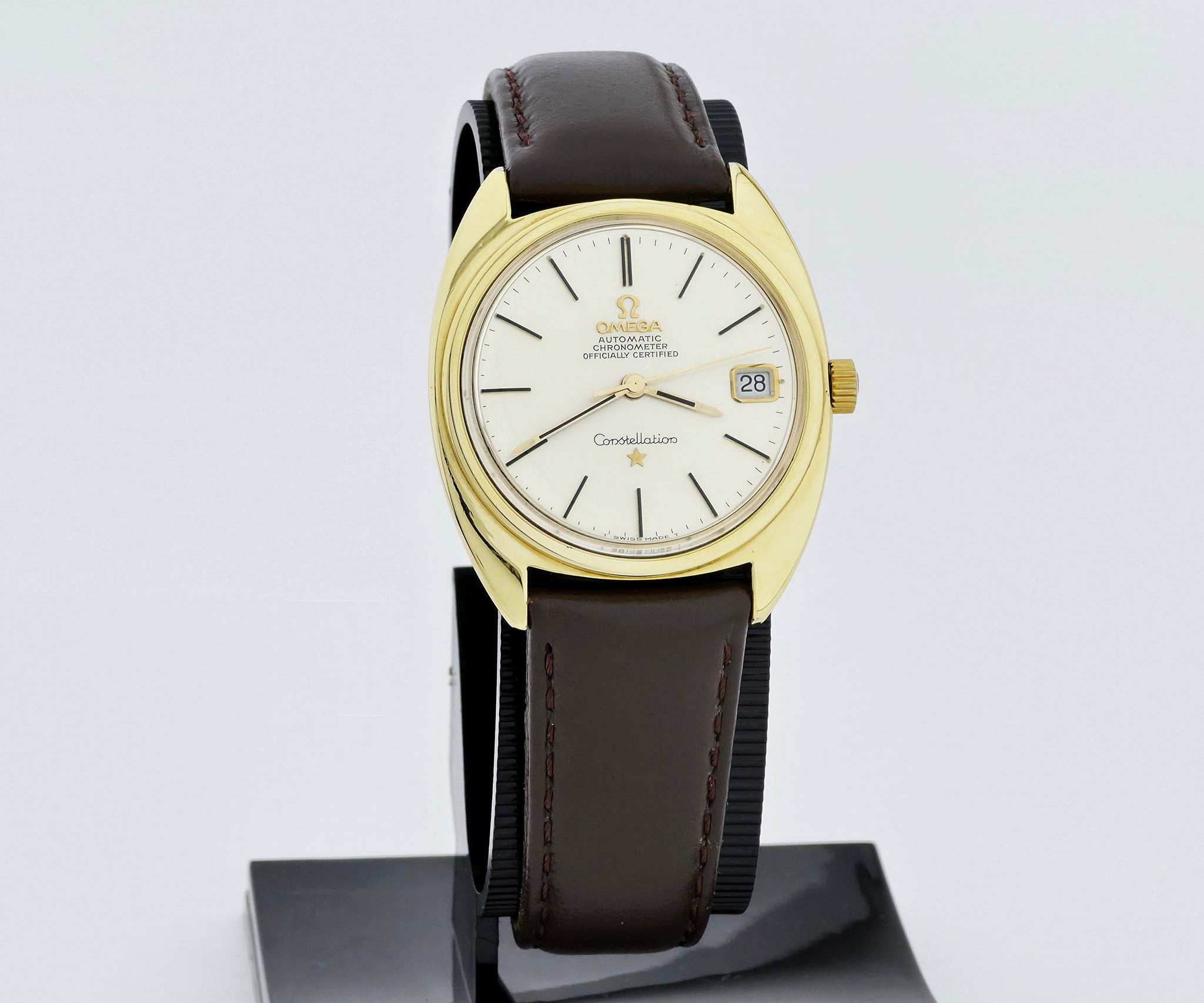 Vintage Omega Constellation automatic Cal.564 Gold & Steel Men's watch 36mm 168.017