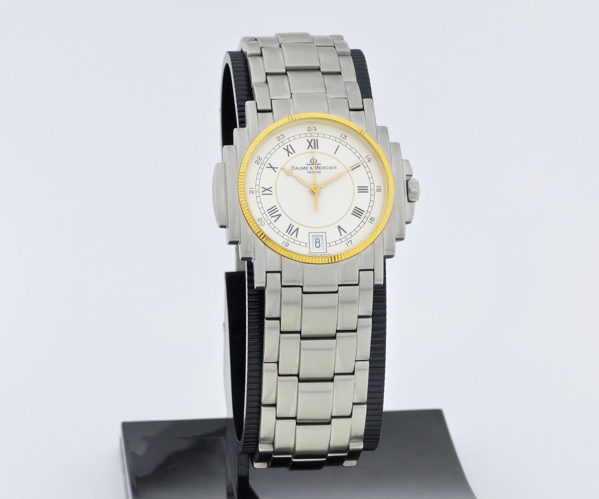 Baume & Mercier Shogun Quartz 34mm Steel Unisex watch Ref: 5136.018.3