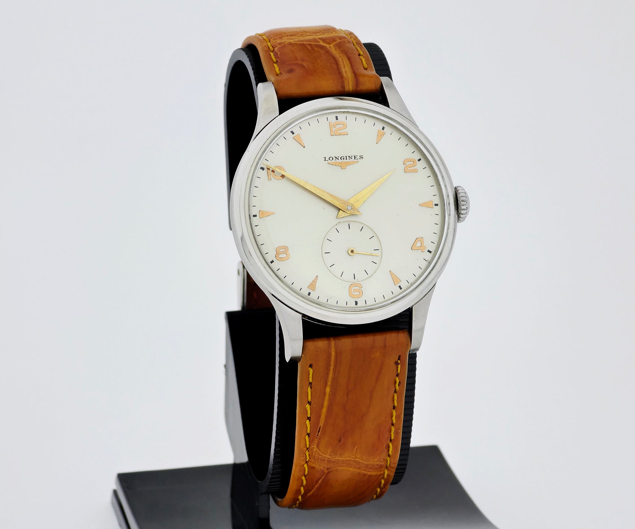 1950s Vintage LONGINES Mechanical Cal. 12.68Z Steel case 37.5mm Ref: 4914