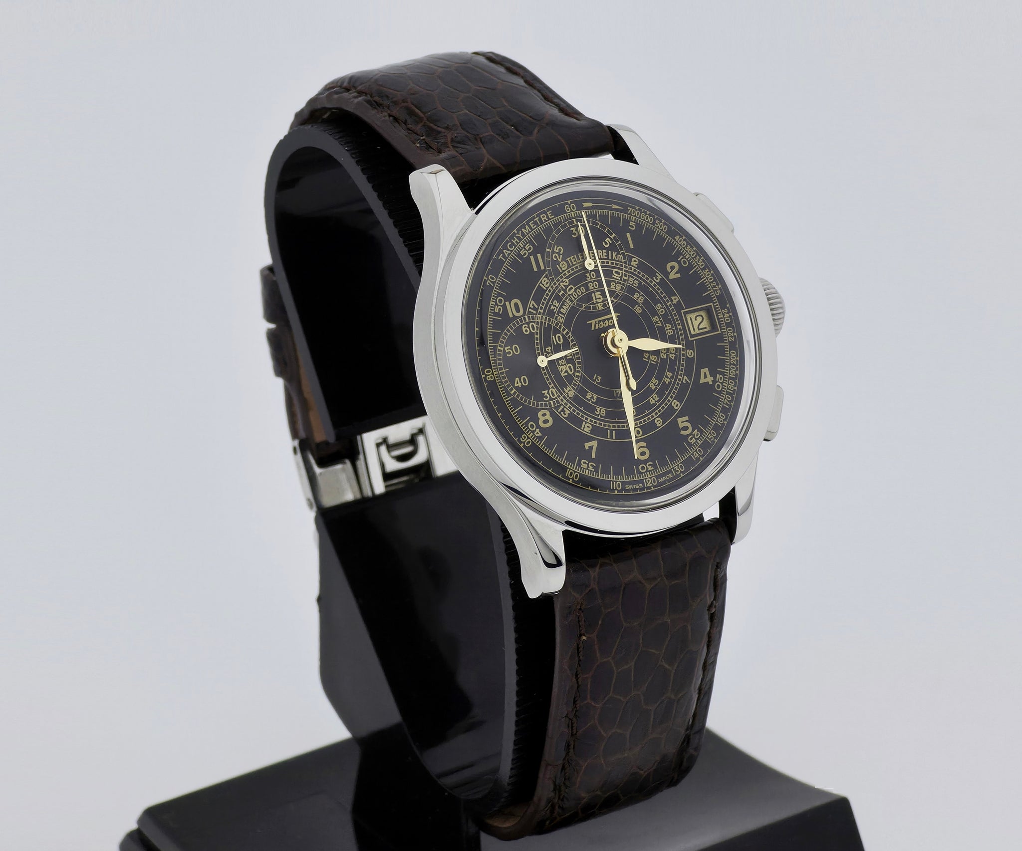 TISSOT  Janeiro Chronograph Mechanical 37mm Steel watch, limited edition ****/3333 Ref: Z199