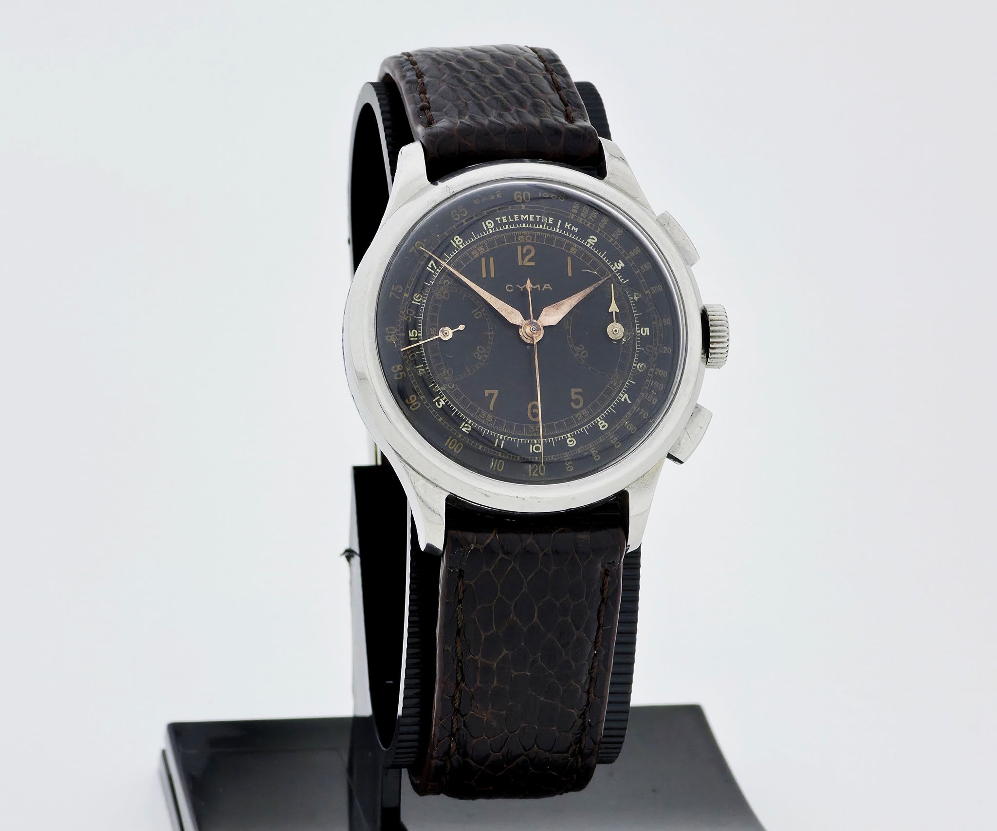 Vintage CYMA Chronograph Mechanical Valjoux Cal. 22 Steel case 36mm