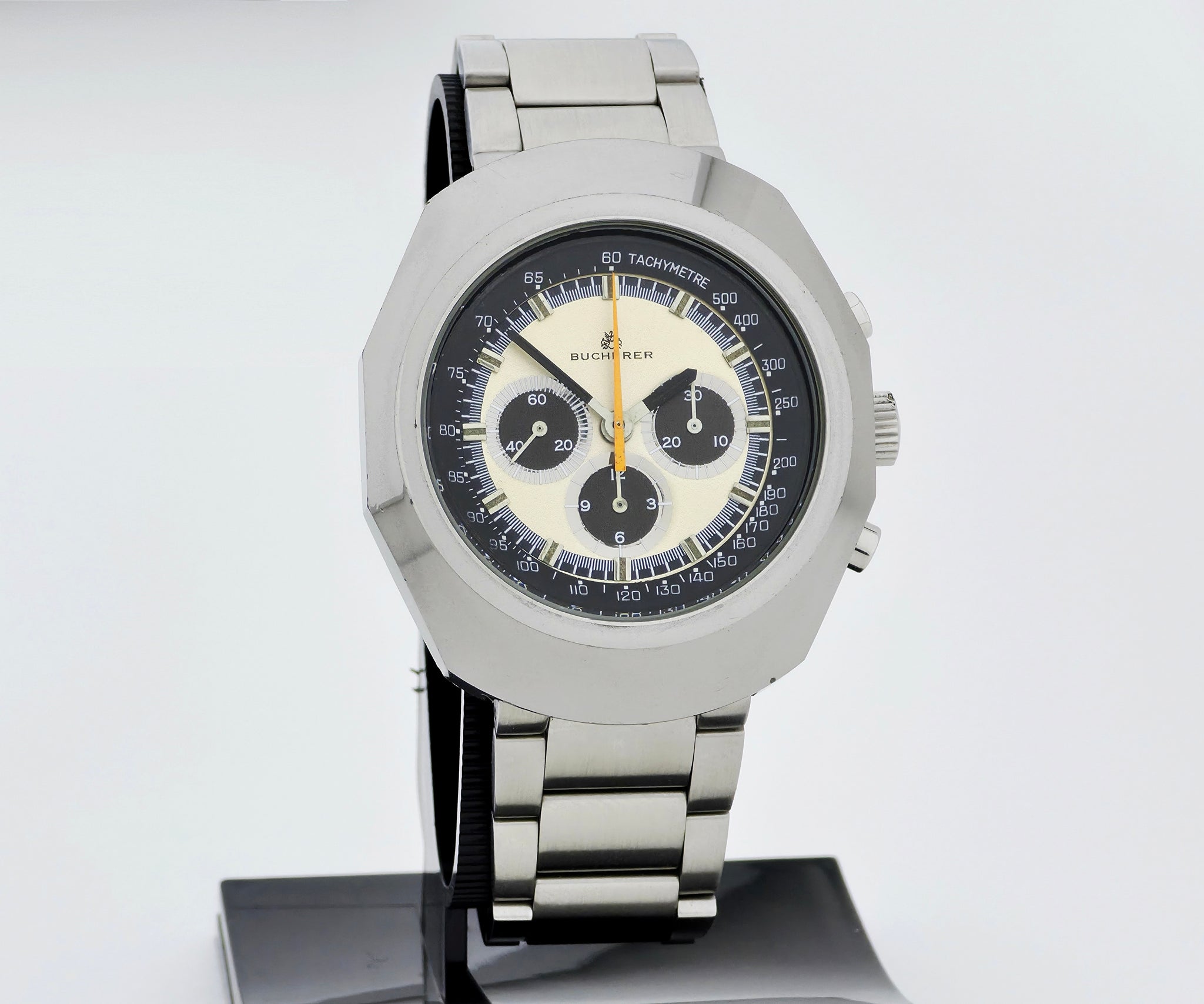1970s Bucherer Anakin Skywalker 44mm Chronograph Lemania Cal. 1873  Panda Dial Ref: 9656