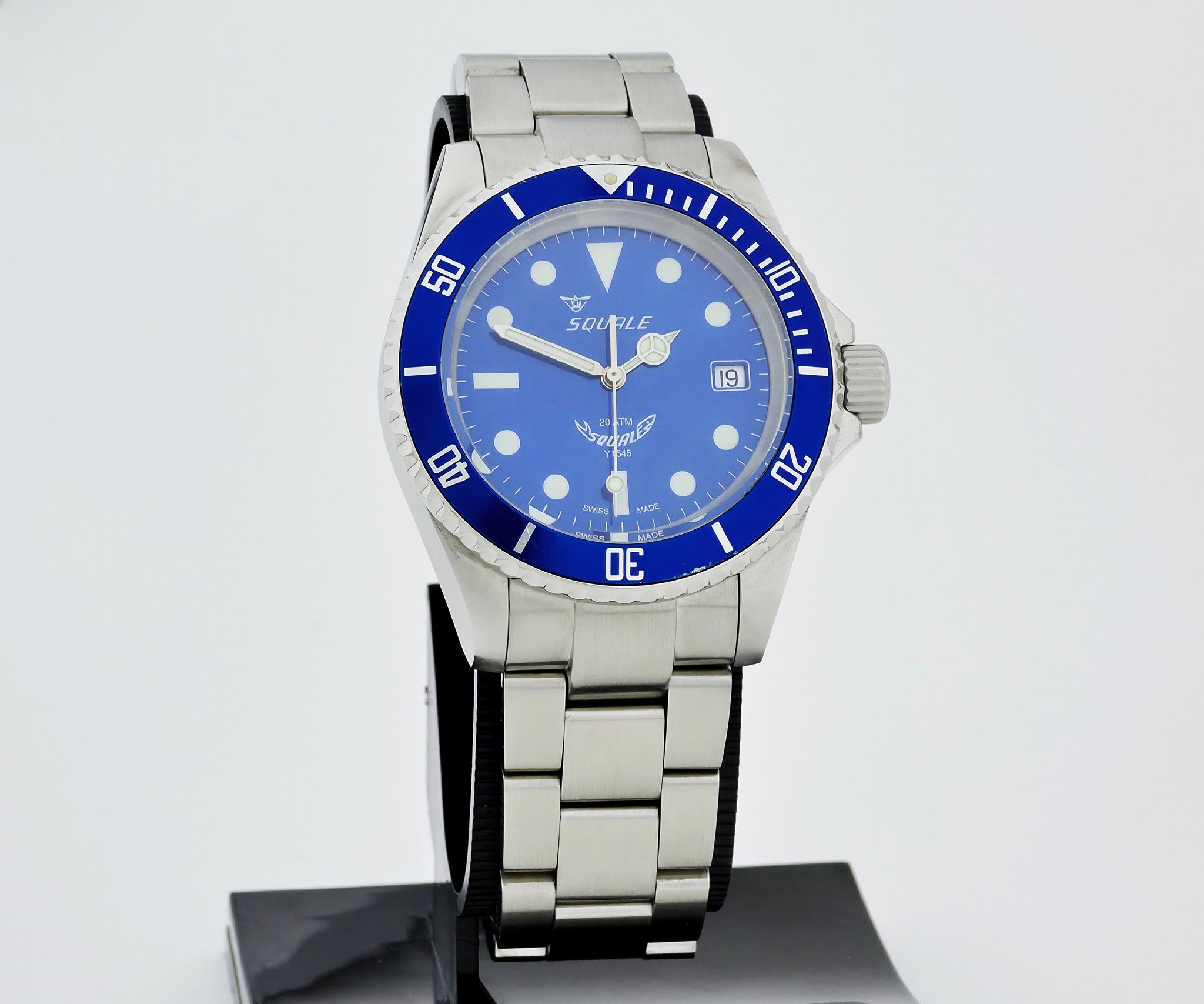 SQUALE Y1545 Automatic 20 ATM Diver's watch for men 40mm Steel case