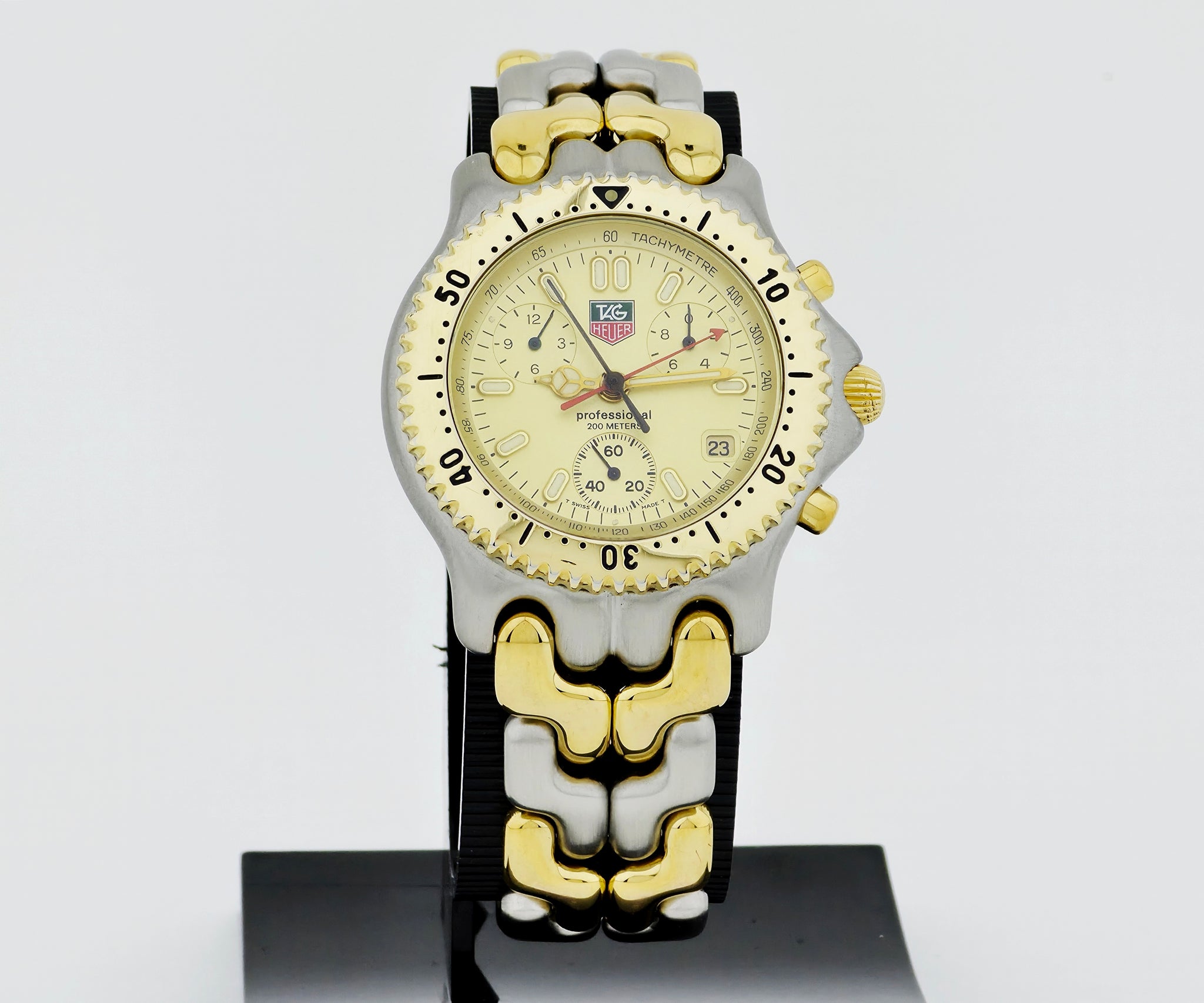 Tag Heuer Professional 200m Chronograph Quartz, Two-tone Men's watch CG1121-0