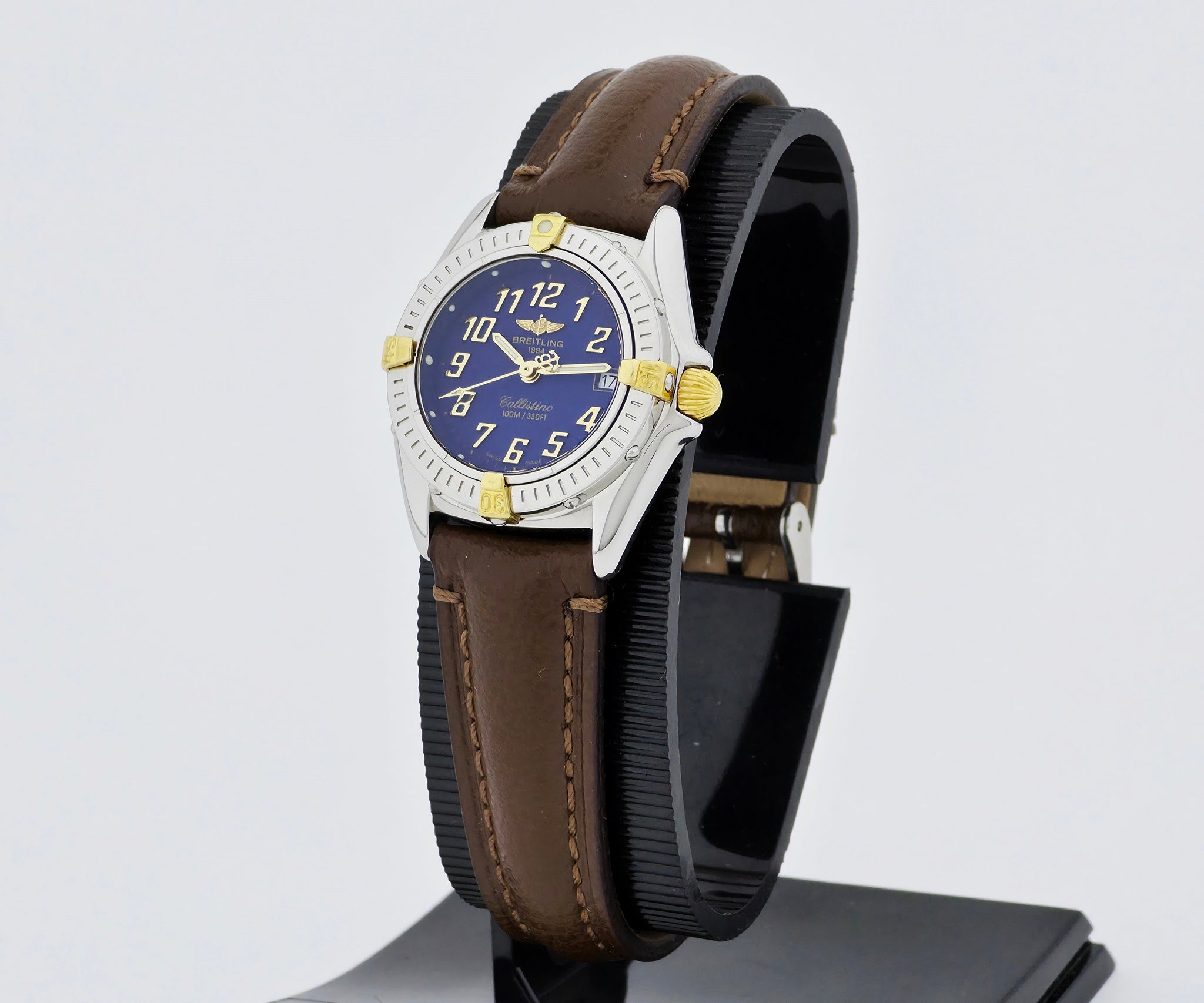 BREITLING Callistino Quartz, 28mm Steel & Gold Women's watch Ref: B52045