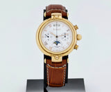 BURAN Poljot Basilika Moon Phase Chronograph Cal. 31679 Rose gold plated