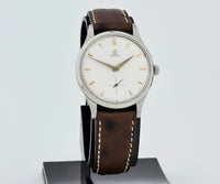 1950s Omega Jumbo Honeycomb dial, Mechanical Cal. 265 Steel case 37mm Ref: 2609