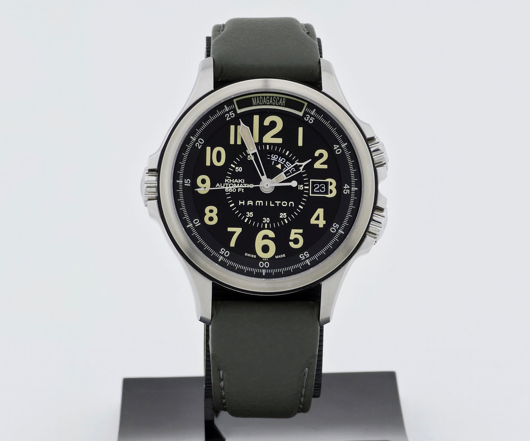 HAMILTON Khaki Automatic GMT H775650 Special Edition Conservation Harrison Ford watch