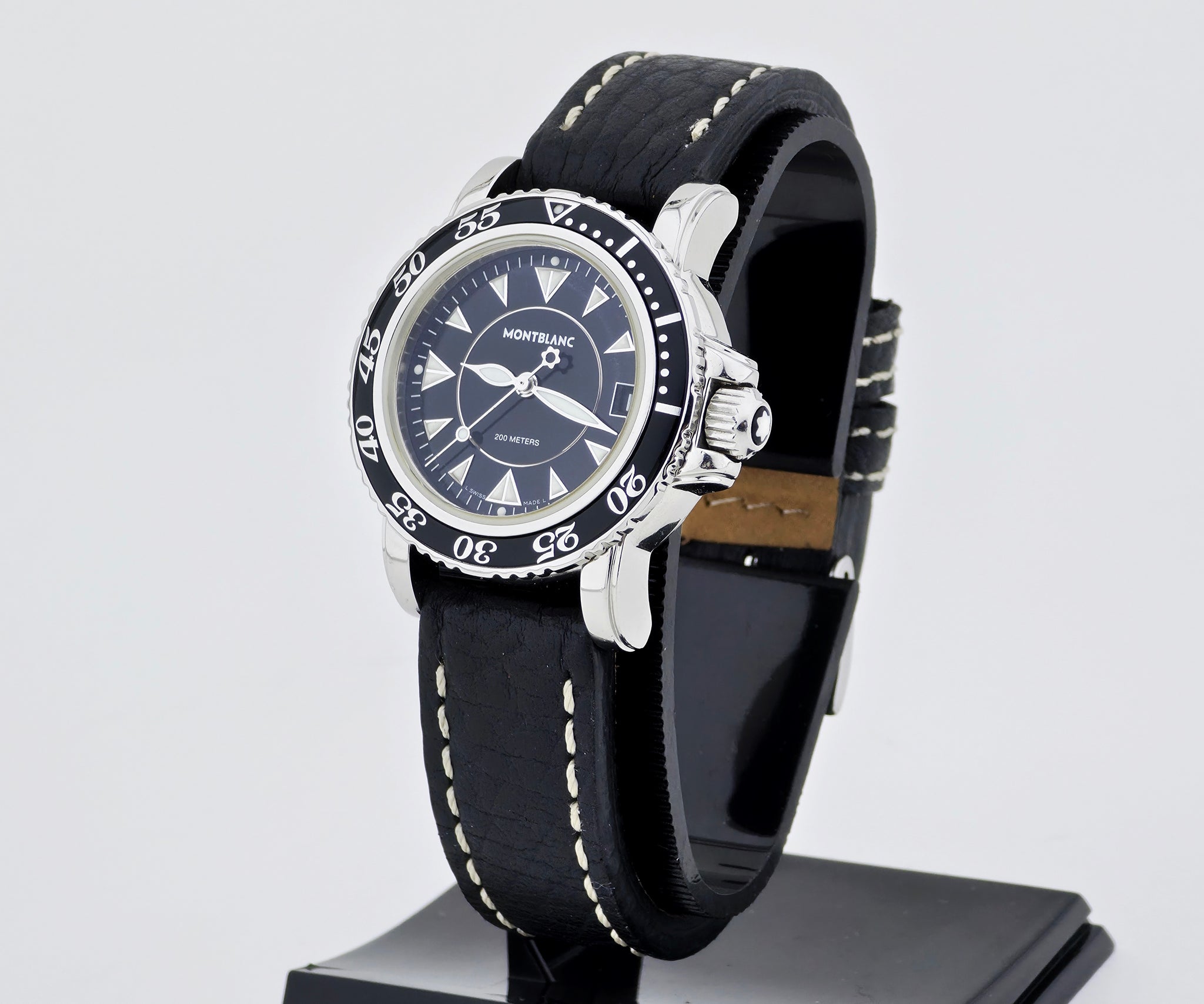 MONTBLANC Meisterstuck Sport Diver Quartz 34mm Steel Unisex watch 7036
