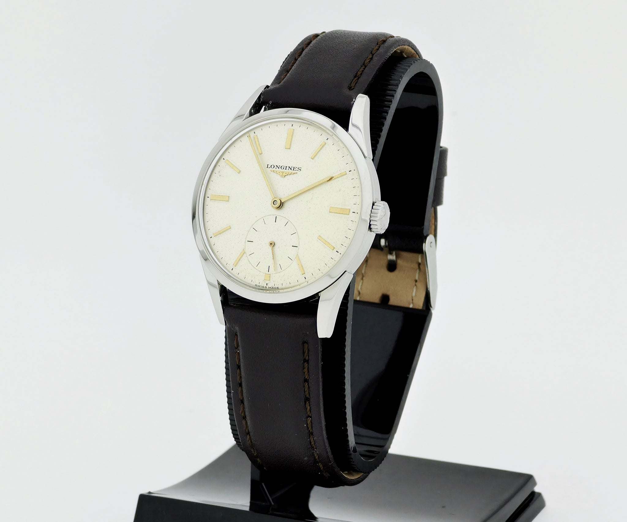 Vintage LONGINES Mechanical Cal. 12.68Z Steel case 35mm Ref: 6666