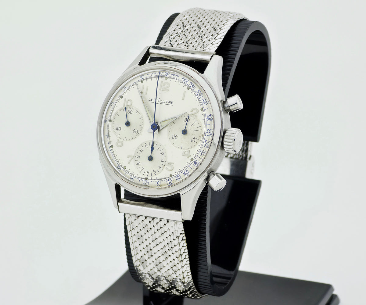 1960s LeCoultre Chronograph Mechanical Valjoux 72, Steel Men's watch 35mm Ref: E335