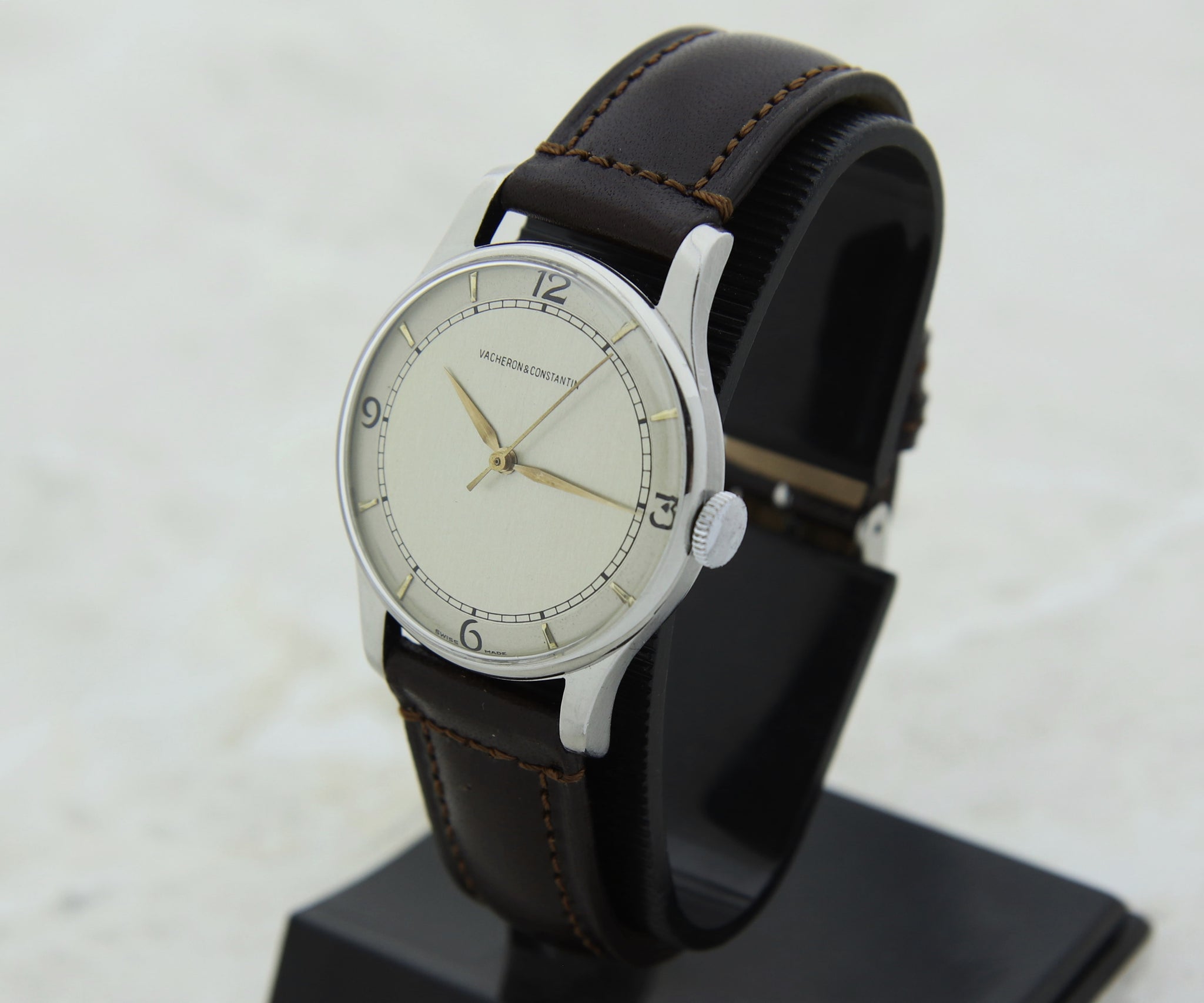 Vintage Vacheron Constantin Mechanical Cal. P454/5B Steel Men’s watch Ref: 4301