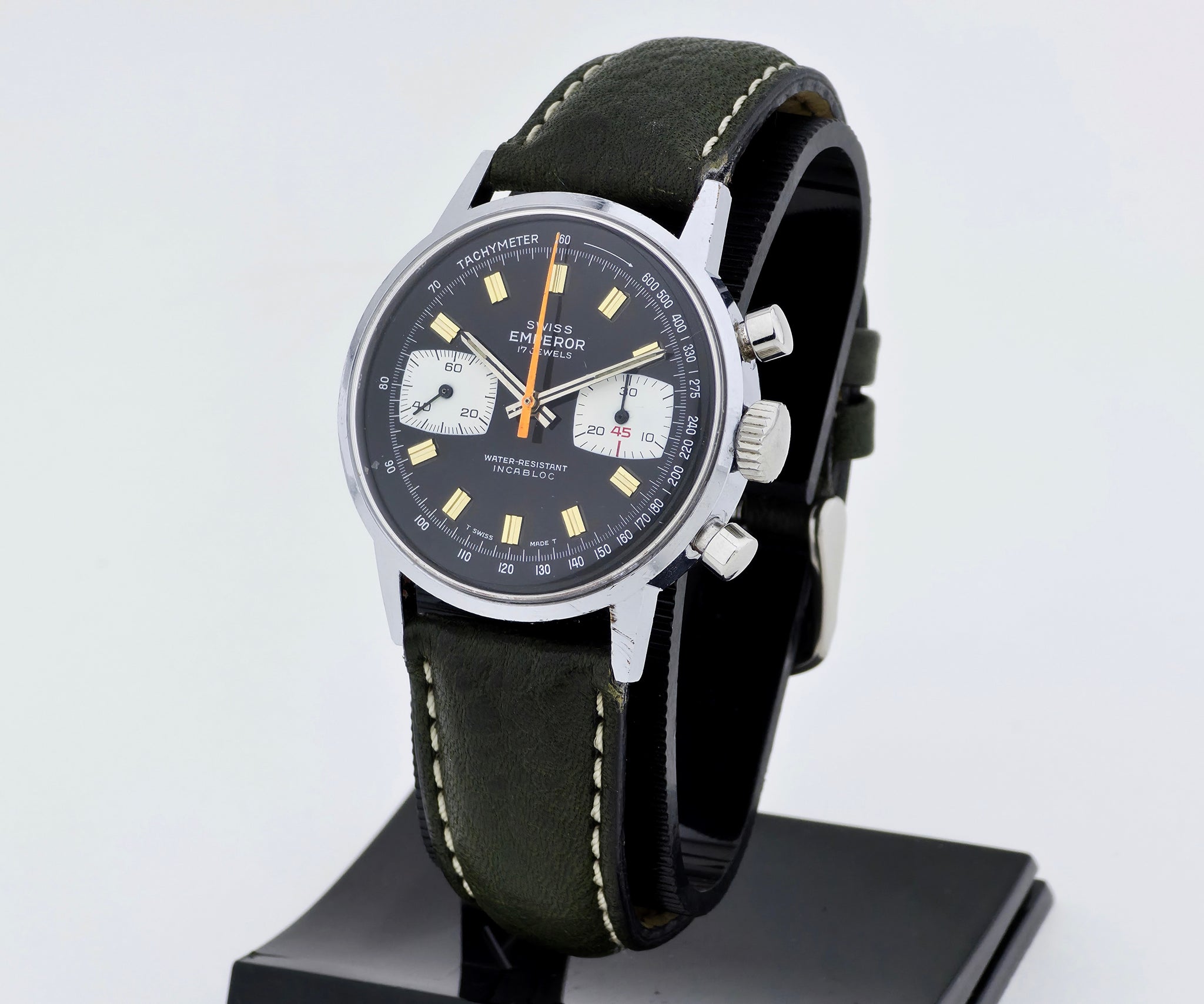 Vintage Swiss EMPEROR Chronograph Mechanical Cal. 7733 Men’s watch 36mm