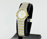 Ladies OMEGA Constellation Quartz 25mm Steel & 18k Gold Ref: 795.1202