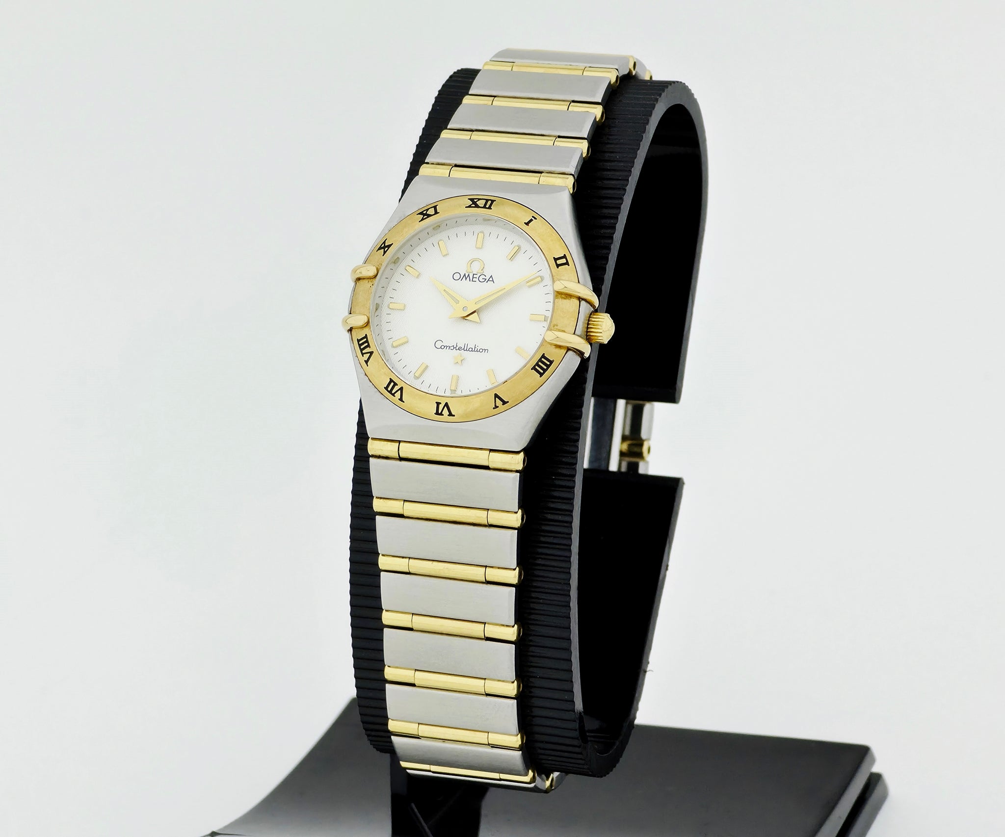 Ladies OMEGA Constellation Quartz 25mm Steel & 18k Gold Ref: 795.1202