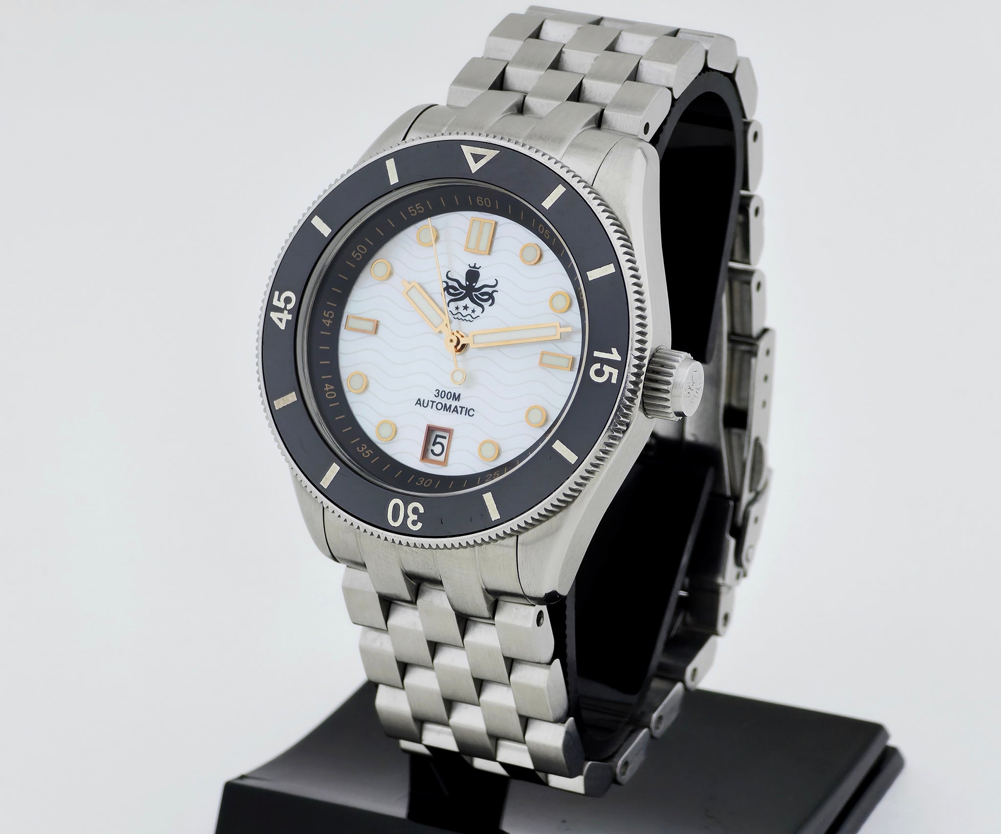 PHOIBOS Wave Master 300m Automatic 42mm steel Men's watch PY053DD