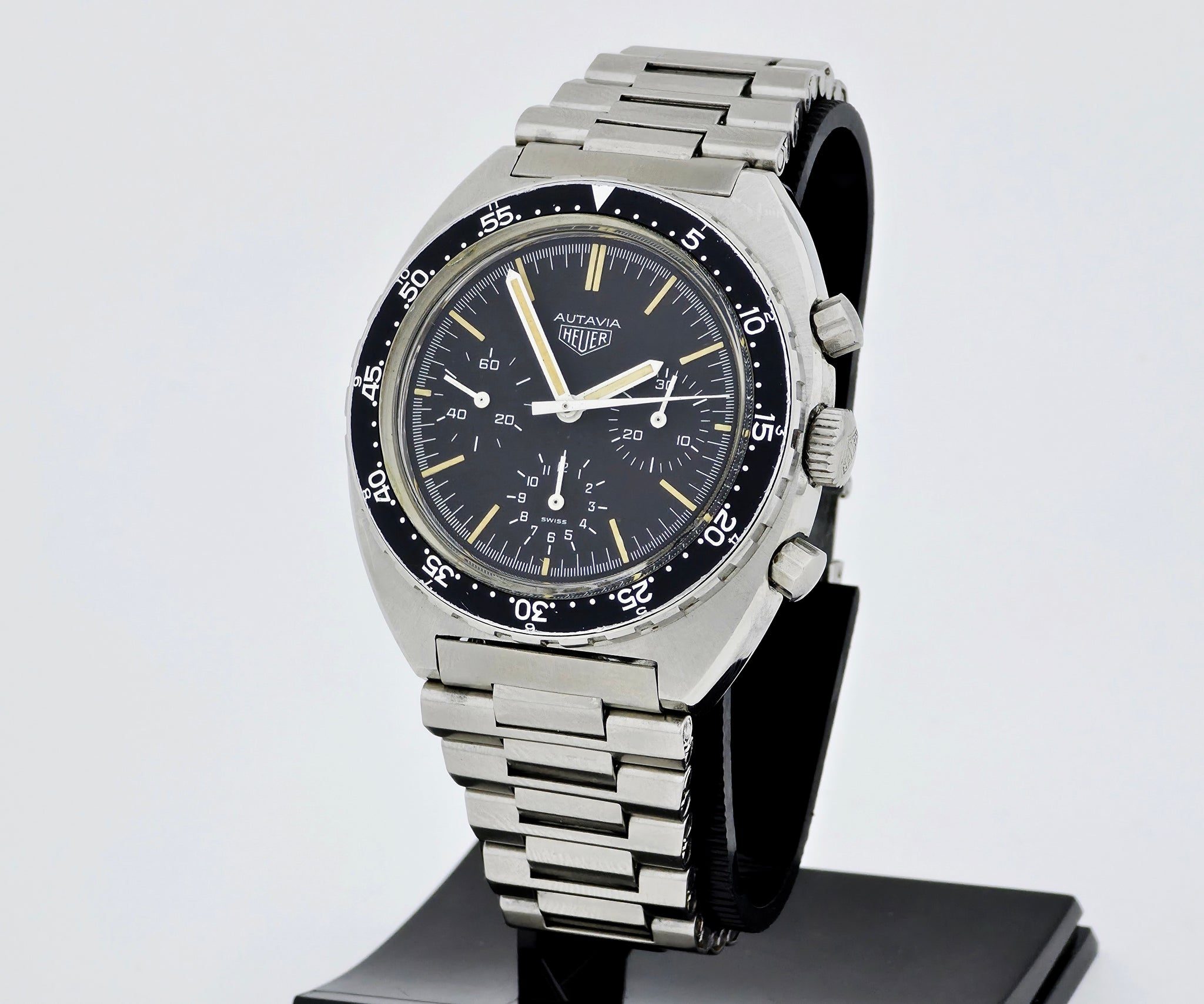 Military HEUER Autavia Chronograph Mechanical Cal. 7736 Steel case 42mm Ref: 73663
