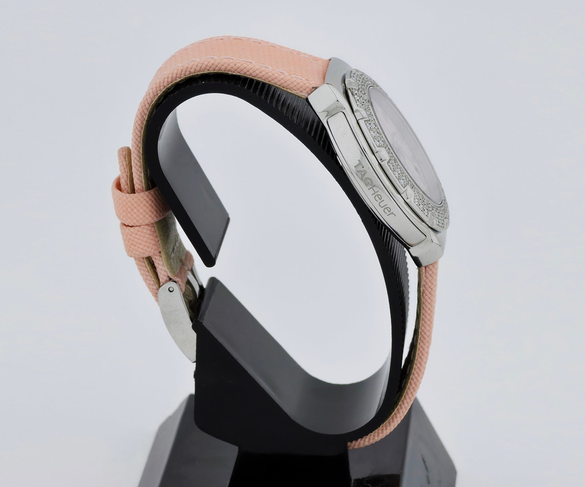 Ladies TAG Heuer Formula 1 Quartz, 36mm Steel case & Diamond Bezel Ref: WAC1216