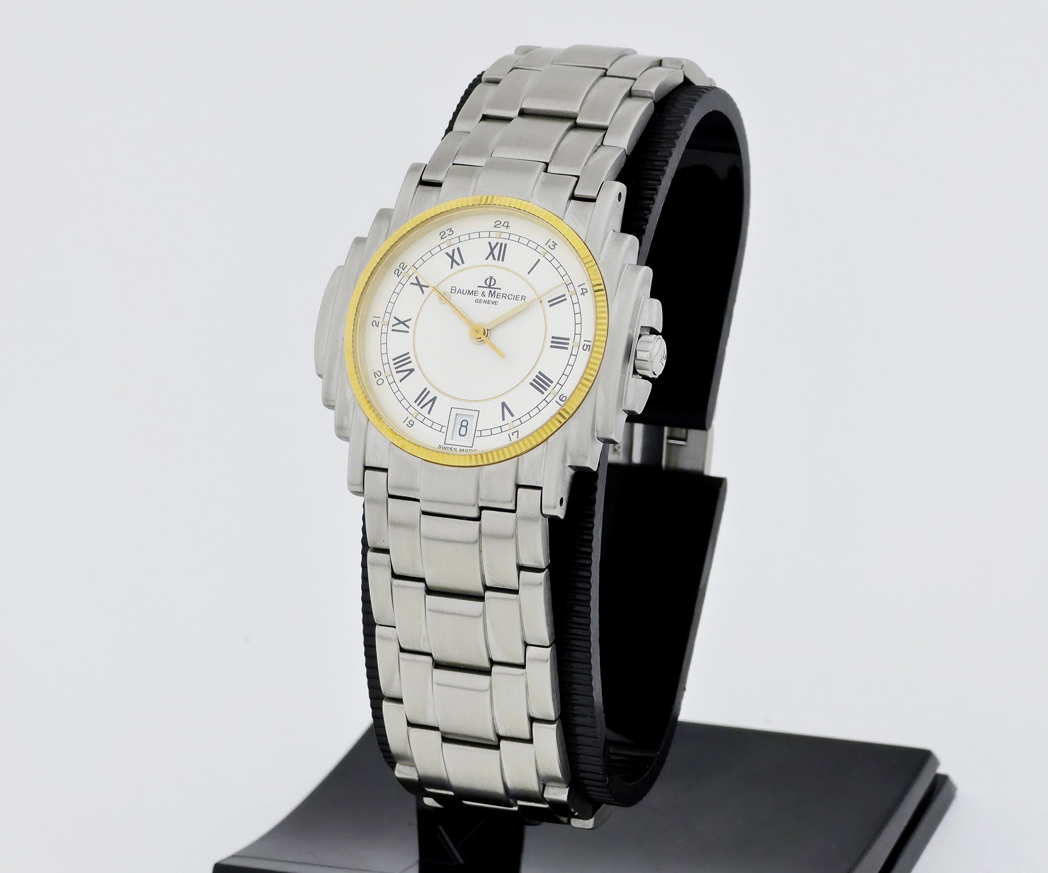 Baume & Mercier Shogun Quartz 34mm Steel Unisex watch Ref: 5136.018.3