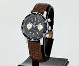 Vintage Ollech & Waj “Precision” Chronograph Mechanical Valjoux 92 Reverse Panda