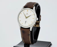 1950s Omega Jumbo Honeycomb dial, Mechanical Cal. 265 Steel case 37mm Ref: 2609