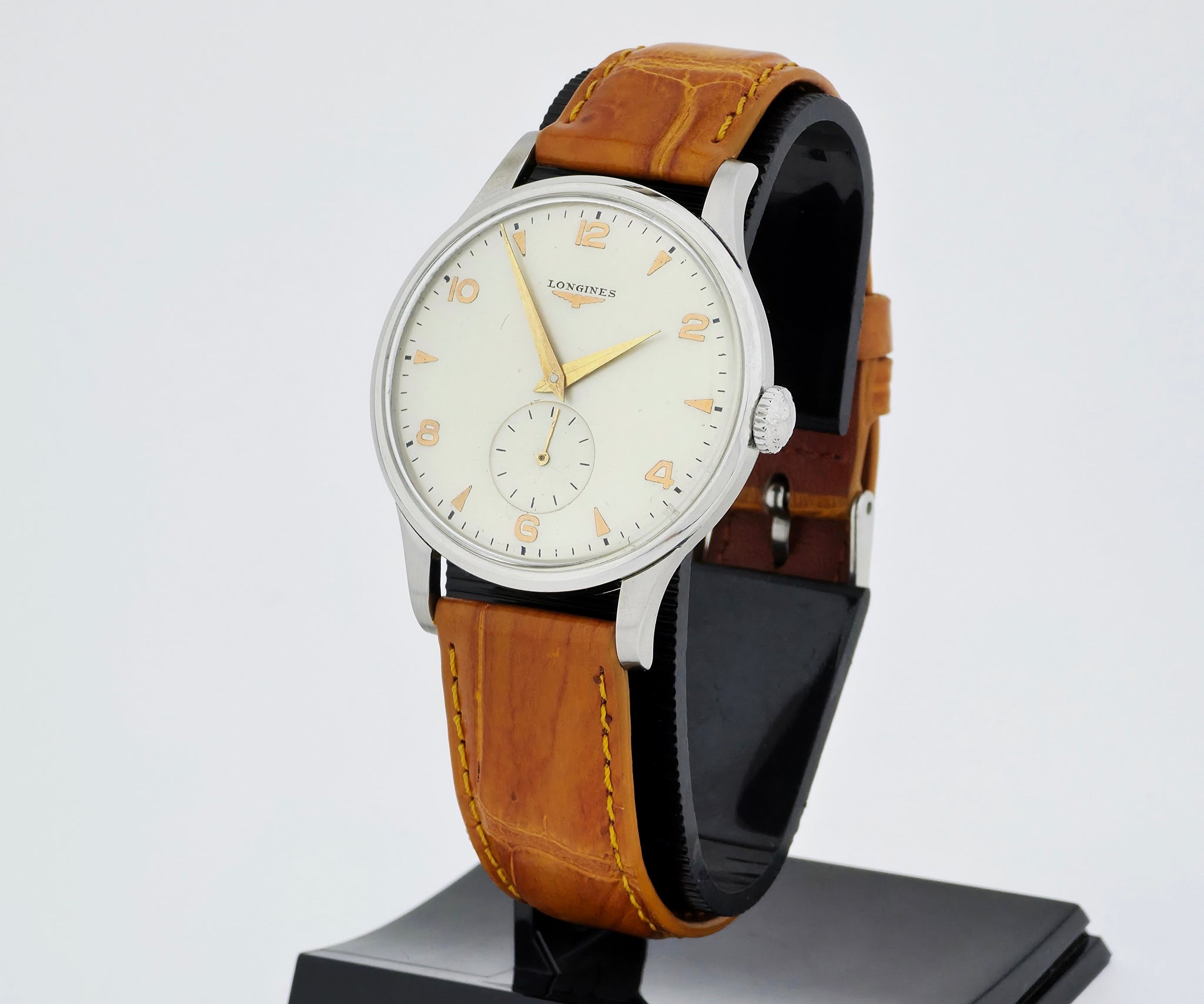 1950s Vintage LONGINES Mechanical Cal. 12.68Z Steel case 37.5mm Ref: 4914