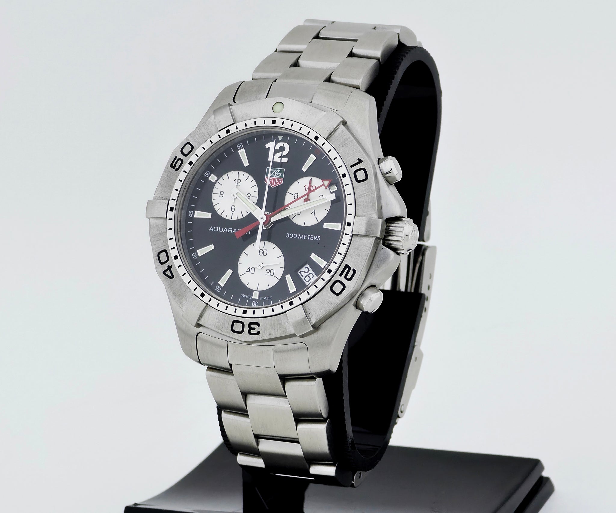 TAG Heuer Aquaracer Chronograph Quartz CAF1110 Steel Men's watch 41mm