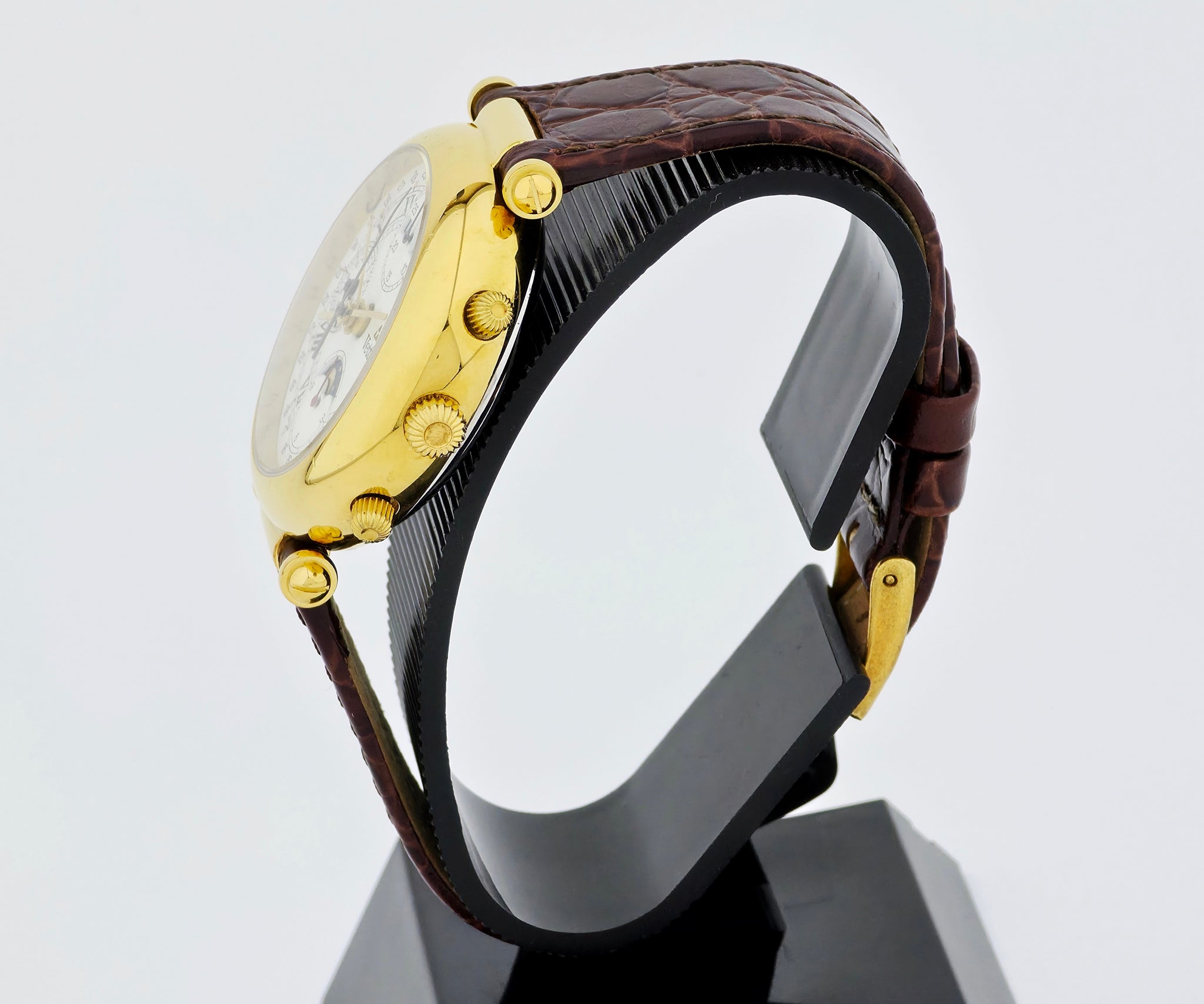 Vetta chronograph Automatic Cal 7751 Full calendar Moonphase Steel & Gold plated