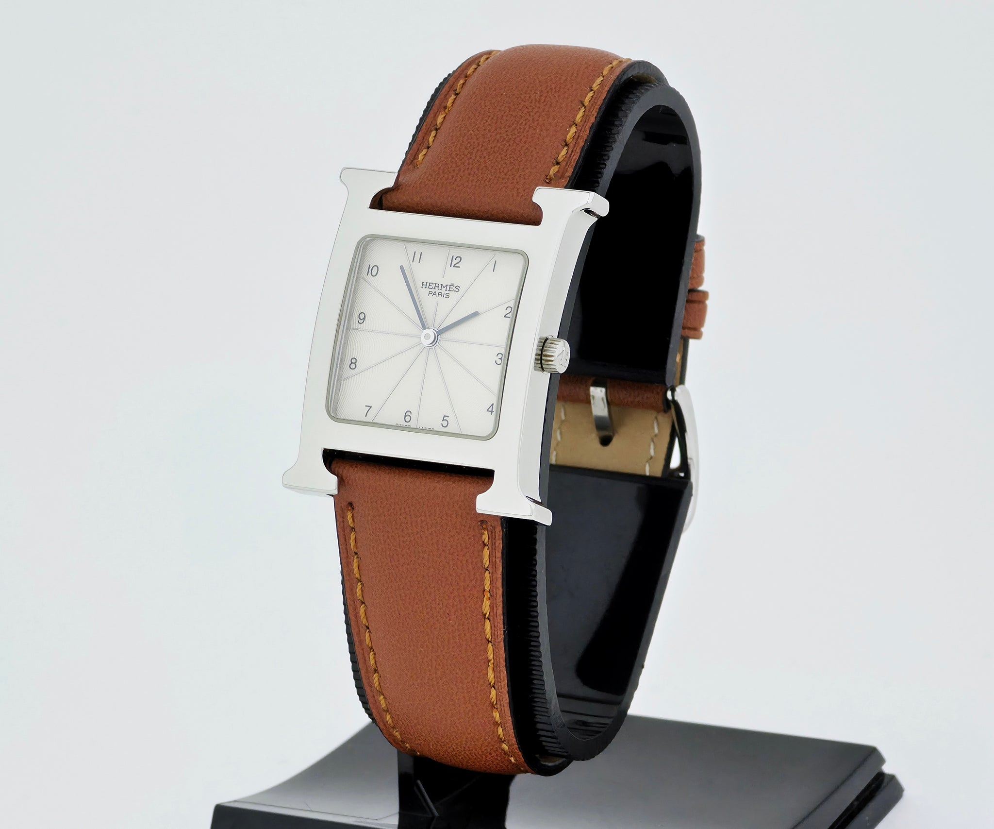 HERMES H Heure Unisex Watch HH1.510 Stainless steel case 26mm